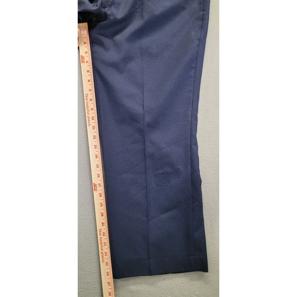 USAF Air Force Dress Pants Blue 1620 Mens Size 37 Short Wool/Poly Blend Military - Picture 5 of 10